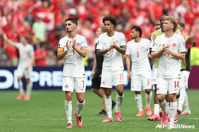캐나다 축구대표팀. /AFPBBNews=뉴스1