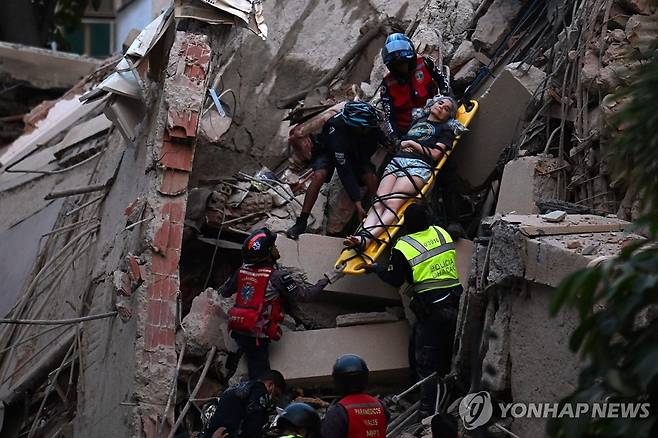 베네수엘라 지진 [AFP=연합뉴스]
