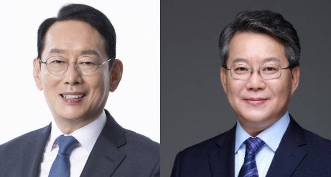국민의힘 4선 김도읍 의원(왼쪽)과 더불어민주당 변성완 부산시당 위원장이 차기 총선에서 리턴매치 할 것으로 전망된다. 각 정당 제공