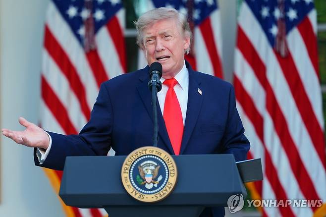 트럼프 대통령 [UPI=연합뉴스. 재판매 및 DB 금지]