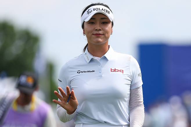 미국여자프로골프(LPGA) 투어의 메이저 대회인 KPMG 여자 PGA 챔피언십에서 선두를 달리고 있는 윤이나 선수 /로이터=연합뉴스