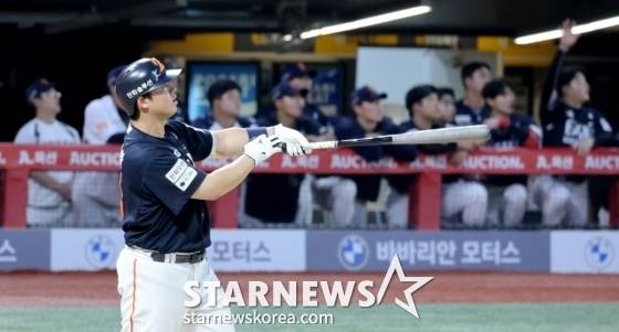 [한번에쓱] 노시환이 이러면 넘어간다!  '6회초 랜더스 추격에 찬물 끼얹는 투런홈런'