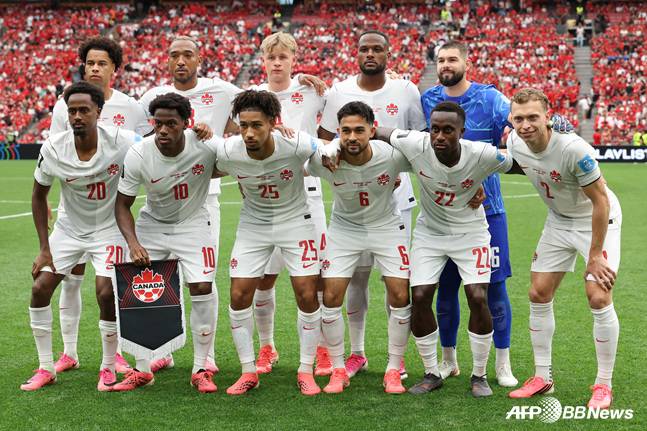 캐나다 축구대표팀. /AFPBBNews=뉴스1