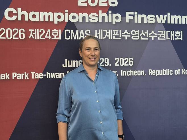 안나 아르자노바 세계수중연맹(CMAS) 회장. 이인엽기자