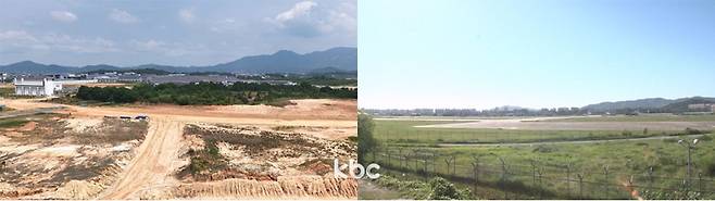 ▲ 후보지로 거론되는 광주 북구 첨단3단지와 광주 군공항 부지 모습