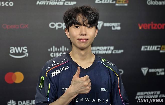 ‘모건’ 박루한 29일 오후 대전컨벤션센터(DCC)에서 열린 ‘2026 MSI’ 플레이인 스테이지 패자조 경기를 마친 뒤 쿠키뉴스와 인터뷰하고 있다. 김영건 기자