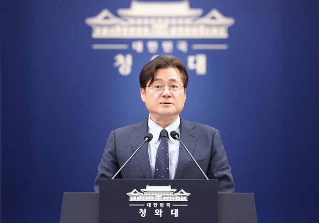 (서울=뉴스1) 허경 기자 = 홍익표 정무수석 /사진=(서울=뉴스1) 허경 기자