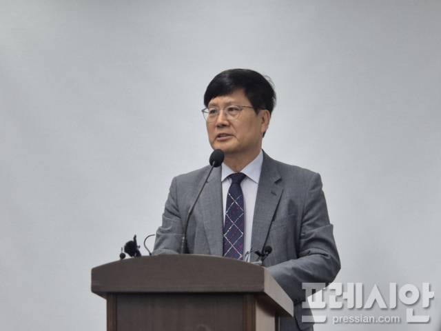 ▲안국찬 전북 전주시장 당선인 인수위원장 ⓒ프레시안(김하늘)