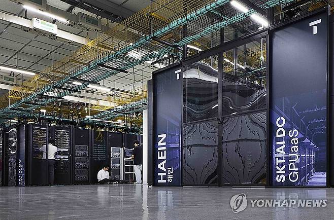 SKT, 최신 GPU 클러스터 '해인' 가동 [SK텔레콤 제공. 재판매 및 DB 금지]