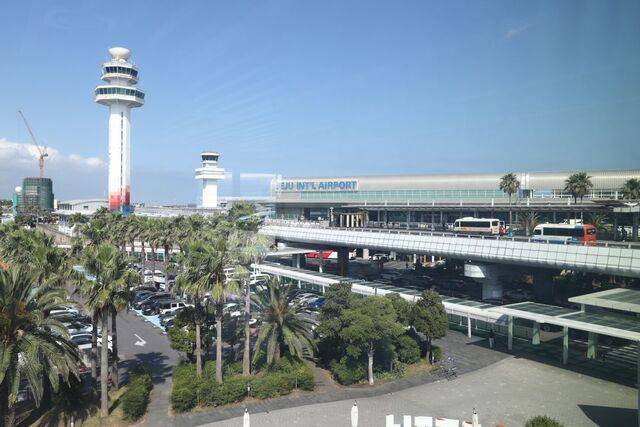 제주공항 여객터미널 전경. 제주공항 제공