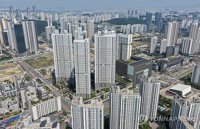 동탄역 일대 아파트 [연합뉴스 자료사진]