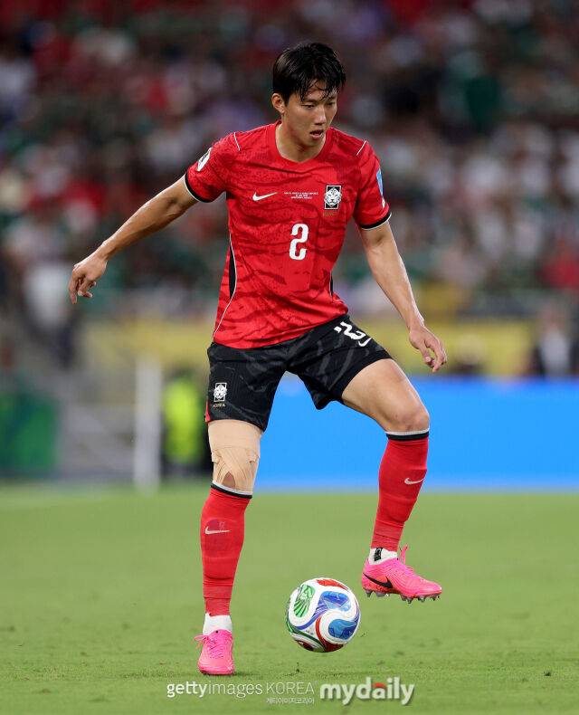 축구대표팀 수비수 이한범이 남아공과의 북중미월드컵 A조 3차전에서 풀타임 출전했다./게티이미지코리아