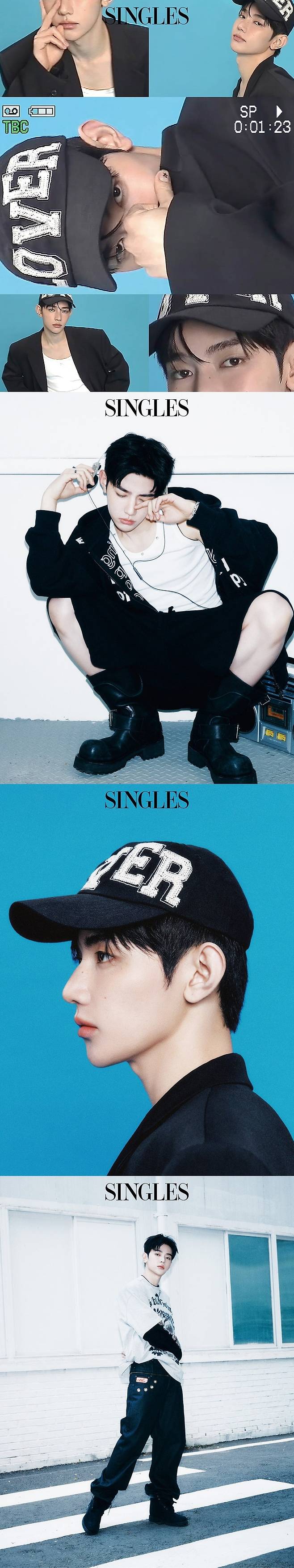 그룹 앤더블(AND2BLE) 리더 장하오가 한층 깊어진 분위기를 담은 화보 추가 컷을 공개했다./사진제공=싱글즈