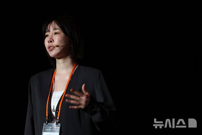 김연수 한컴 대표의 모습 /사진=뉴시스