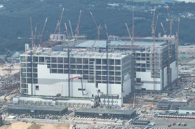 ▲용인반도체클러스터 일반산업단지 공사현장의 모습. 사진= 연합뉴스