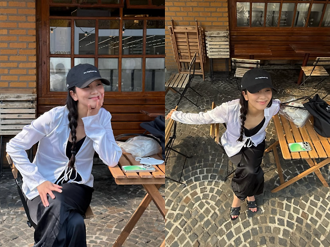 Jisoo of the group BLACKPINK shared a glimpse of her daily life on social media, showing herself enjoying a leisurely moment at a café while wearing a crop top. Dressed casually and wearing a hat, Jisoo shared a peaceful update and interacted with her fans.On the 2nd, Jisoo posted several photos on her social media without any accompanying text, just emojis. In the photos, she is seen enjoying her natural daily life, such as visiting a café.Meanwhile, Jisoo starred in the Netflix series Monthly Boyfriend, which was released in March of this year.