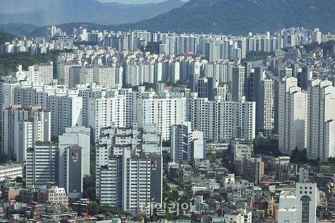 서울 동작구 일대 아파트 밀집지역 모습. ⓒ뉴시스