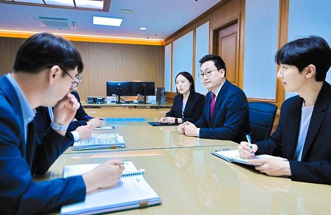 이동석 충주시장 업무회의 [충주시 제공, 재판매 및 DB금지]