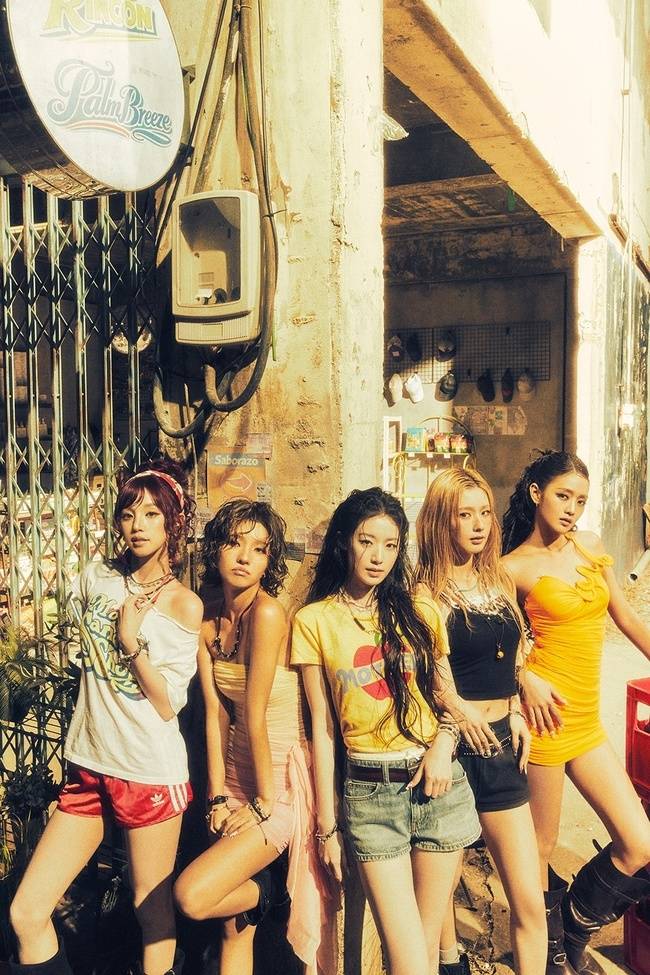 The group A.I.D. has raised anticipation for their comeback by unveiling the third set of concept photos for their 9th mini-album, We Made. These photos capture the summer atmosphere as it shifts between day and night, presented through the members unique and stylish looks.In the released group shot, they expressed the free and vibrant energy of summer on an exotic street. In the subsequent nighttime photos, the members captivated viewers with mature and alluring styling that highlighted their individual personalities.The title track, Gimme Dat Love, features a distinctive whistling sound and candid lyrics, with a team of Latin pop producers contributing to its polished sound. A-DIE is set to release their 9th mini-album, We made, on July 6 at 6:00 p.m. and kick off their full-scale promotional activities.