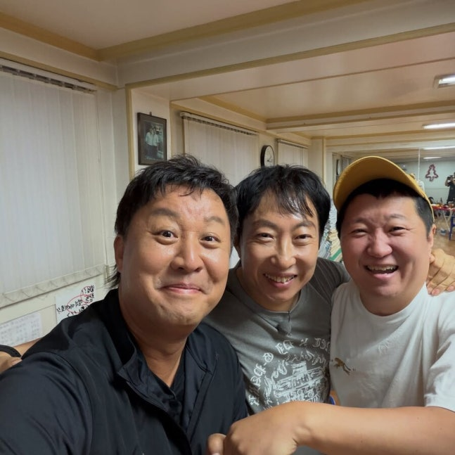 방송인 정준하(왼쪽부터), 박명수, 정형돈의 근황 이미지. 정준하 SNS 캡처