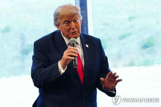 도널드 트럼프 미국 대통령 [AP=연합뉴스. 재판매 및 DB 금지]