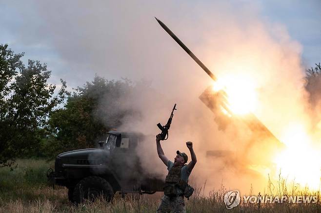 코스티안티니우카 인근 우크라이나군 [우크라이나군 93기계화여단/AFP=연합뉴스 자료사진. 재판매 및 DB 금지]