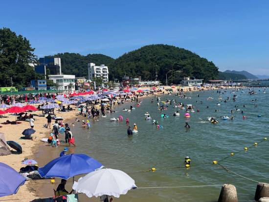 광암해수욕장 전경.