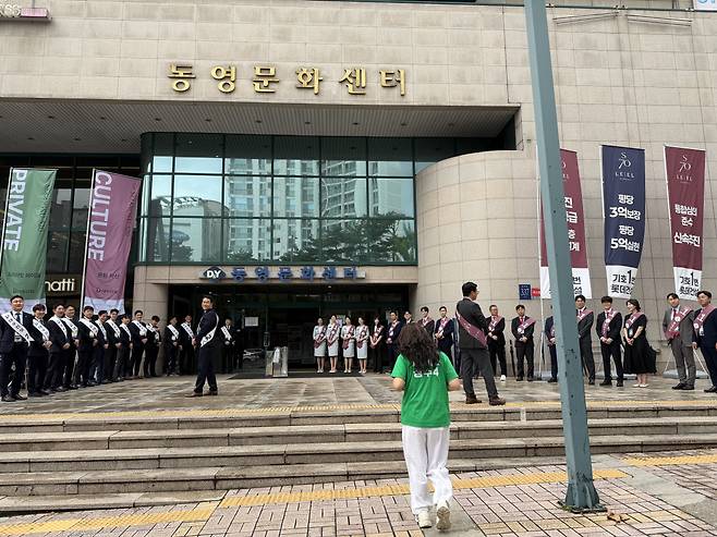 5일 오후 2시 서울 강남구 역사동 예림당아트홀에서 성수전략정비구역 제4지구 시공사 선정 총회가 열렸다.(조유정 기자 youjung@)