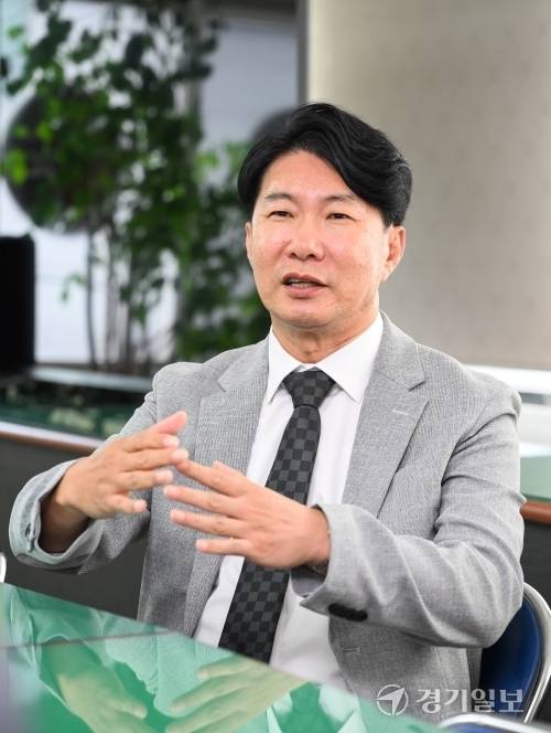 한용호 한국유치원총연합회 경기지회장. 윤원규기자