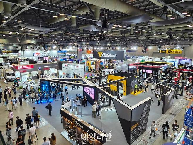 산업안전보건의 달을 맞아 경기 고양시 킨텍스에서 ‘AI안전보건박람회’가 열리고 있다. ⓒ데일리안 김성웅 기자
