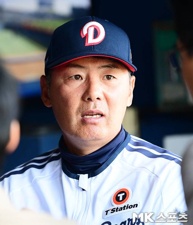 두산을 이끄는 김원형 감독. 사진=김영구 기자