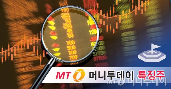 머니투데이 특징주 그래픽 이미지