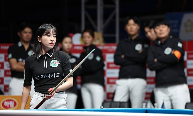 하나카드 한슬기 선수. 프로당구협회(PBA) 제공