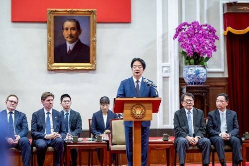 발언하는 라이칭더 대만 총통 [대만 총통부 캡처. 재판매 및 DB 금지]