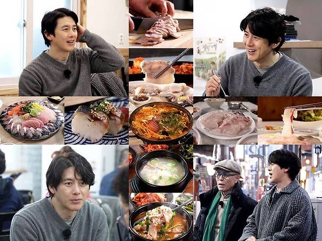 '백반기행'에서 배우 고수와 함께 한 허영만 화백
