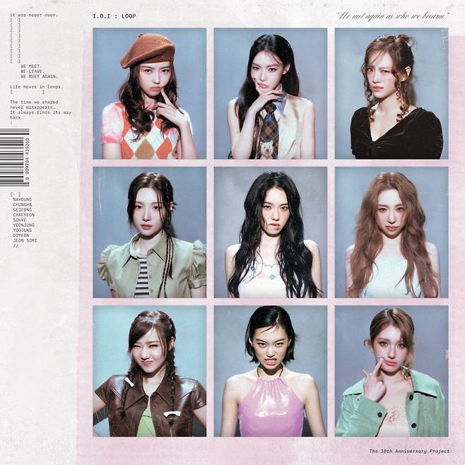 아이오아이(I.O.I)의 미니 3집 앨범 <I.O.I : LOOP> 커버. /사진출처. 한경DB.