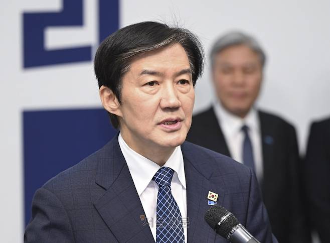 조국 전 조국혁신당 대표. 이지훈 기자