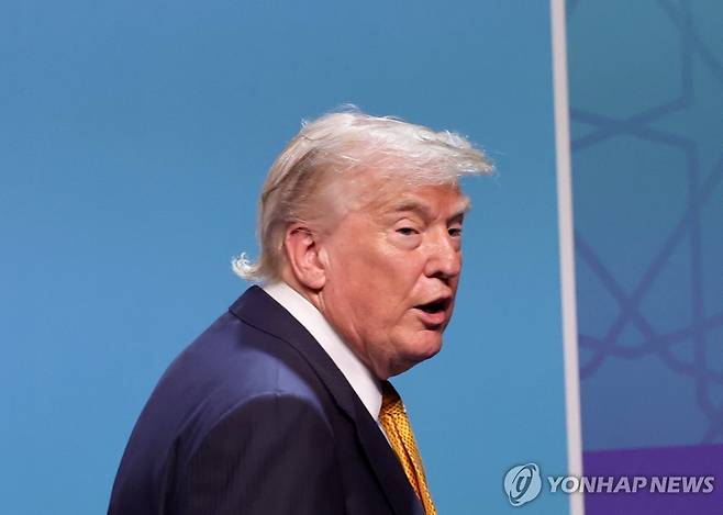 트럼프 대통령 [EPA=연합뉴스. 재판매 및 DB 금지]