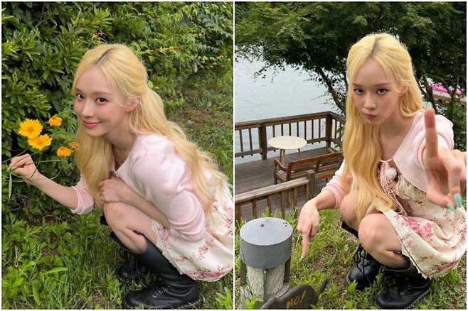 윈터가 근황을 알렸다./SNS
