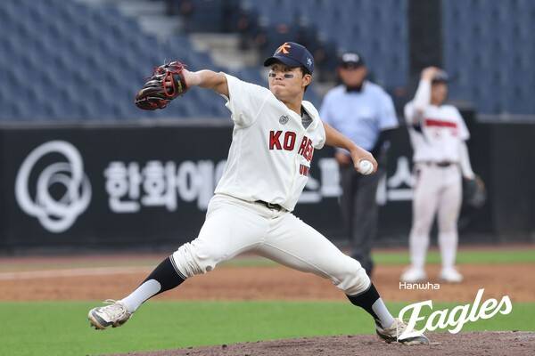 좌완 정원진(사진=한화)