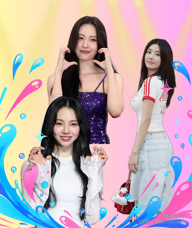 48㎏→41㎏ 권은비부터 카리나까지⋯'워터밤 몸매'의 비밀. (디자인 노희주 기자 noit@)