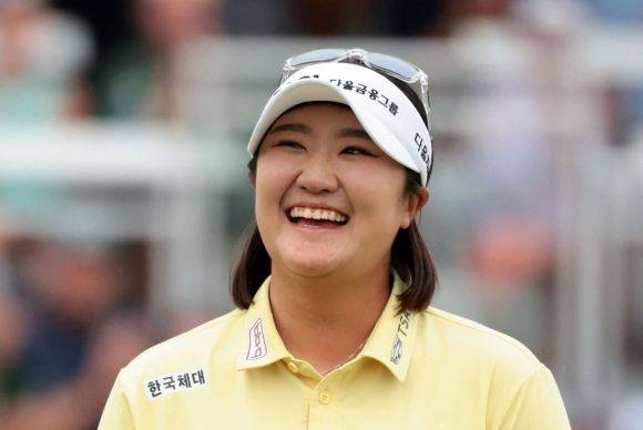 유해란이 아문디 에비앙 챔피언십 1라운드 공동 3위로 출발했다. AFP연합뉴스