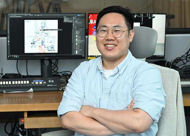 김현우 LS증권 디지털마케팅팀 선임 매니저가 6일 서울 여의도 LS증권 본사에서 국민일보와 인터뷰를 하고 있다. 이한형 기자