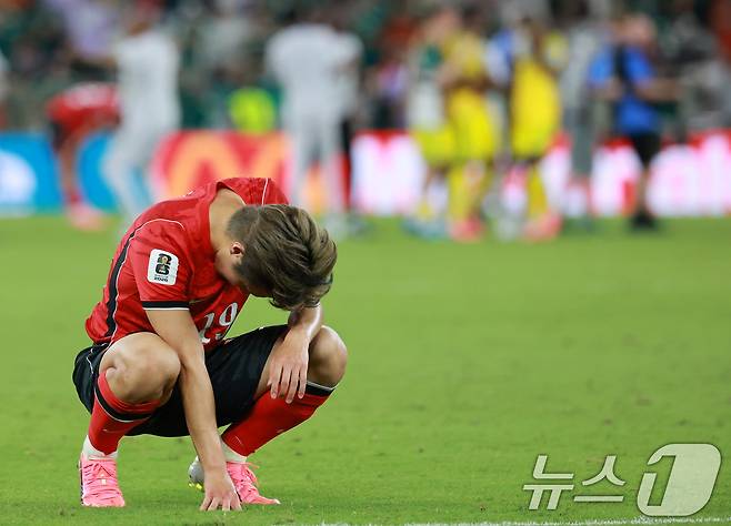 남아공에 패한 뒤 아쉬워하는 이강인 2026.6.25 ⓒ 뉴스1 임세영 기자