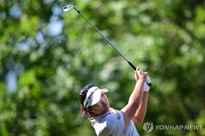 에비앙 챔피언십 3R 단독 선두 유해란 [AFP=연합뉴스]