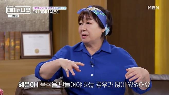 MBN 김주하의 데이앤나잇 방송 화면 캡처