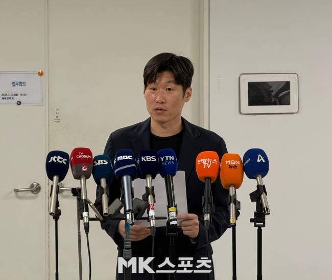 박지성 K-축구 혁신위원회 공동위원장. 사진=김영훈 기자