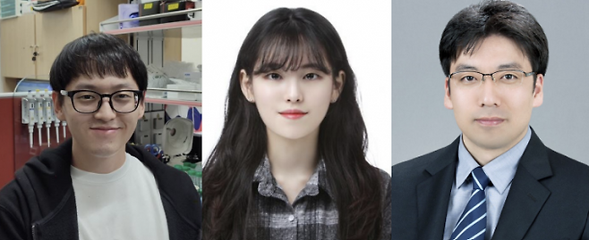 왼쪽부터 임현우 서울대 의과학과 생화학교실 학생(제1저자), 정바다 학생(제1저자), 배상수 교수. 서울대 제공