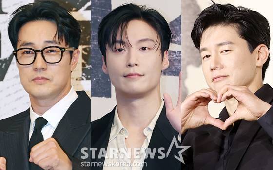 소지섭, 허남준, 김무열(왼쪽부터) /사진=스타뉴스 DB