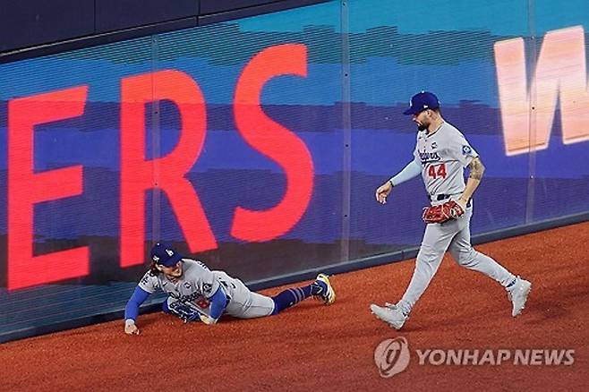출처:연합뉴스 / 파헤스 호수비 장면